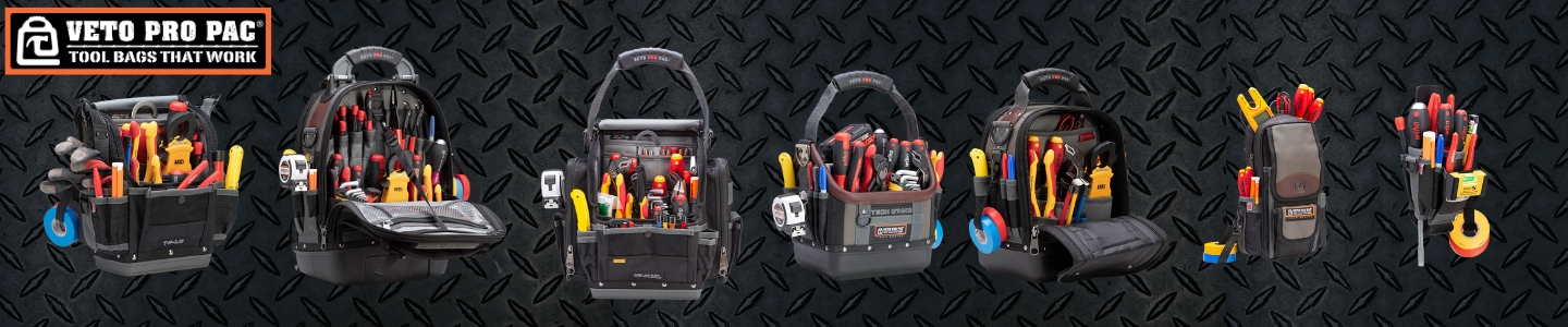 Seven Designs of the Veto Pro Pac Tool Bags